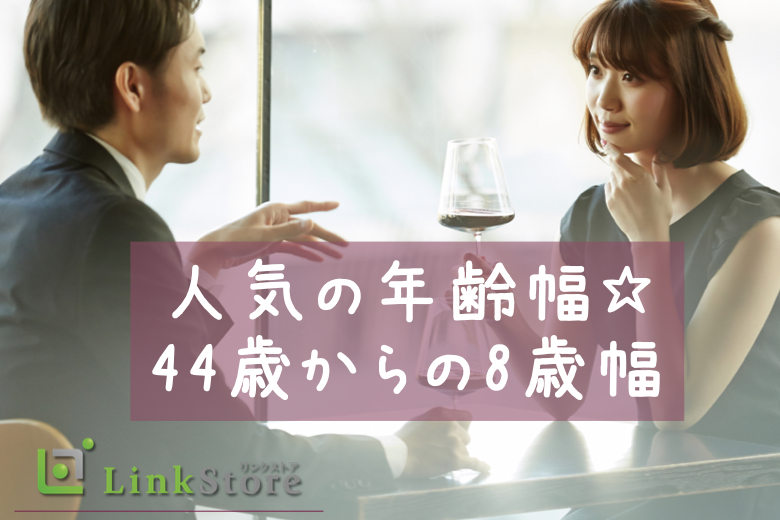 《男性11名様満席♪女性残りわずか★★》人気の年齢幅！44歳からの8歳幅、ぴったり同世代男女のイメージ写真